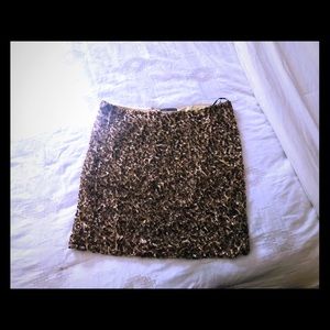 Vince gold sequin mini skirt